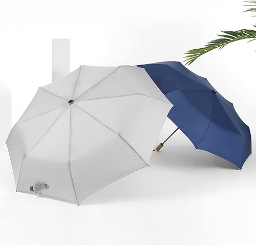 Miniatura 7 de YUEHUA Paraguas de viaje resistente al viento, mochila portátil ligera y compacta, paraguas de viaje compacto, parasol portátil al aire libre, sol y