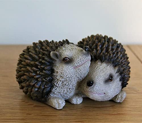 Garden Ornament Baby Hedgehog Wildlife lawn patio animal 15cm long Home Decor