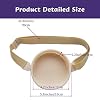 Ostomy Shower Cover, Reusable Silicone Protector with Adjustable Belt for Bathing & Showering (Fits Waist 25-42), Ostomy Supplies