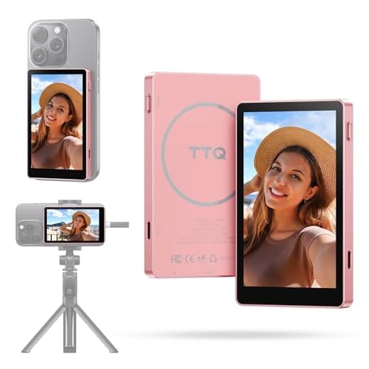 Magnetic 4K Vlog Selfie Monitor for Phones