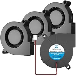 Ventilador 24Vdc WINSINN Ventilador de 50 mm, 24 V, rodamiento hidráulico 50 x 15 mm, turbina turbina, alta velocidad (paquete de 4 unidades)