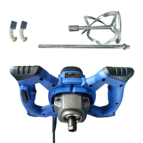 Powerful Paddle Mixer Electric Drill Mixer with M14 Thread Mixing Stirring Rod, 120mm Mixer Diameter, Adjustable 6-Speed Easy to Operate, Lock Button, for Mixing Paint, Plaster, Cement, Resins - Image 9