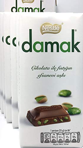Damak Chocolate & Pistachio 8 x 70g (total 560g)