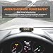 Tire Pressure Monitoring System TPMS, Solar Power Universal Wireless Car Alarm System with 4 External Sensors, LCD Real-time Display 4 Tires' Pressure & Temperature Alerts Ensure Safe Driving(Red)