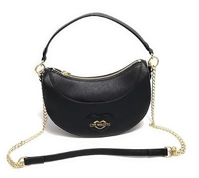 Love Moschino, BORSA A SPALLA Donna, Nero, Taglia unica