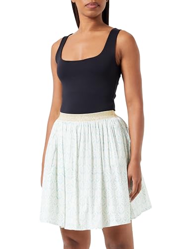 Mini-jupe femme turquoise XS ZITHA jupe courte été 19327422-zi01