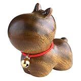 HAMPPLIES Miniatur Holz Statue Handgefertigt Tragbar Einzigartiges Design Dekorativ für Zuhause...