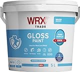 WRX Trade Gloss Paint - Water Based - Brilliant White (5lt.)