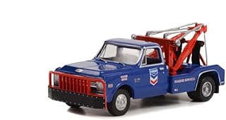 ModelToyCars 1969 Chevy Â C-30 Dually Wrecker Truck, Dark Blue - Greenlight 46100A - 1/64 Scale Diecast Car