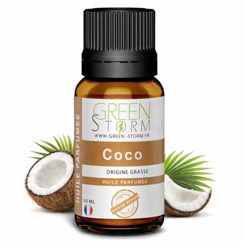 HUILE PARFUMÉE de coco 10 ml, Huile essentielle - Diffusion, Cosmétique, Massage, Bain aromatique - DIY Bougie, Savon, Crème, Huile, Lotion - Peau Cheveux Green-Storm