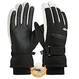 Bawnhaw Kids Winter Snow Gloves Teen Girls Boys Warm Ski-Gloves Waterproof Windproof Fleece-Lined Anti-Slip Touchscreen with Pocket for Cold Weather Skiing Playing Cycling