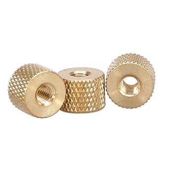 M2 M2.5 M3 M4 Thumb knurled Nuts Brass 20, M2.5