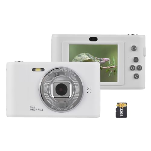1080P fW^J fW^rfIJ 50MP ʐ^ fAY 2.4C`XN[ 8{fW^Y[ vlogJ tbVobe[ 32GB TFJ[ht q w eB[GCW[ւ̒aՂMtgw҃J