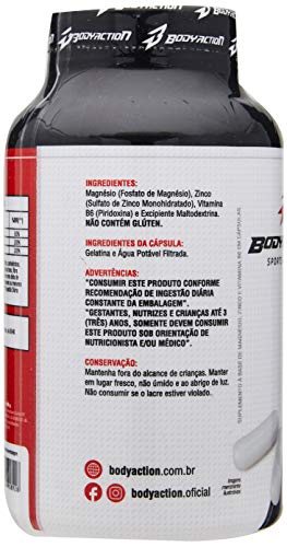 ZMA GH Testo - 60 Cápsulas, BodyAction