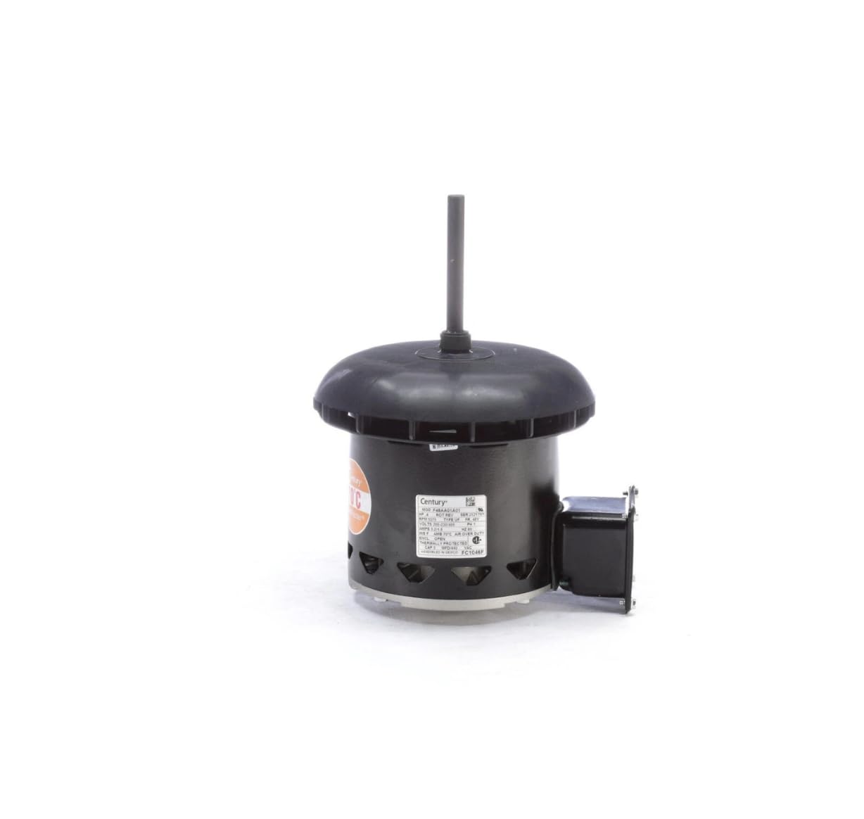 Century Motors Deluxe Heatmaster Condenser Fan Motor Single-Phase, PSC #FC1046F