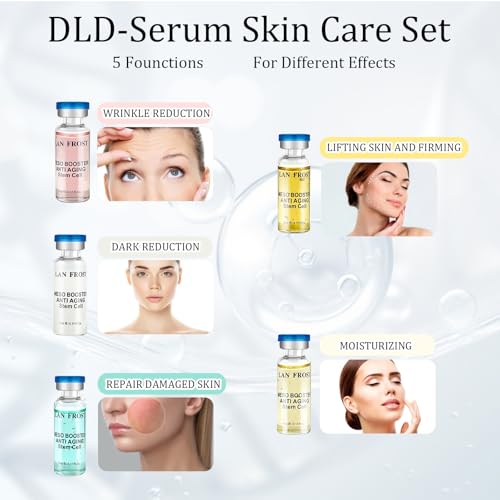 Veerlogix Exosomes for Skin Starter Kit Anti-Aging Hydration Serum Skincare Set, 10 vials Hydration Acid Ampoule Essence Intensive Treatment Booster Kit