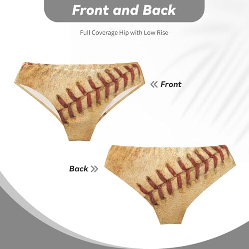 Vintage Baseball Men's Underwear Briefs Coverd Waistband Silky Touch Underwear4