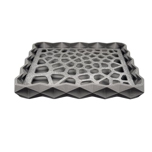 Porte Savon – Noir - Écologique en PLA Biosourcé – Fabrication Française - Grille Amovible pour Nettoyage Facile - Idéal pour Douche et Salle de Bain