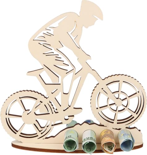 XL Geldgeschenk aus Holz Mountainbike|Geschenkidee Fahrrad|Gutscheinverpackung|witziges Geschenk|Geldgeschenk für Frauen und Männer (Mountainbike)