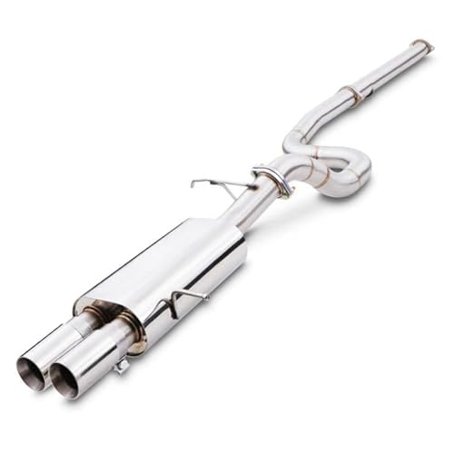 Gravity Performance 2.5" Catback Exhaust System Compatible with Ford Fiesta Mk7 ST180 1.6 Ecoboost 2013-2018 models Stainless Exhaust System Upgrade