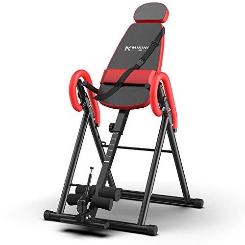 YUHT Tabla de inversión,inversor del hogar Camilla Aumenta revés Longitud de Down Percha física Inversion Adulto Tabla (Color: Negro Rojo, Tamaño: 80x80x80CM)