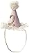 Mud Pie Baby Girls' Toddler Birthday Party Head Band Hat, Two, 2