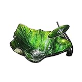 HomeLava 洗面ボール 洗面ボウル ガラス 手洗い器 手洗い鉢トイレ 貝殻系洗面ボウル 手洗いボウルセット 洗面ボウル おしゃれ 洗面化粧台 浴室用 キッチン用 強化ガラス製 排水金具と蛇口付き (葉型グリーン)