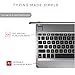 Brydge 10.5 Keyboard for iPad Air (2019) and iPad Pro 10.5-inch | Aluminum Bluetooth 4.2 Keyboard with Backlit Keys (Silver)