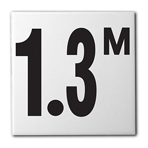 Ceramic Swimming Pool Waterline Depth Marker 