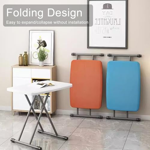 Table pliante à hauteur réglable en X pour camping et intérieur - 5
