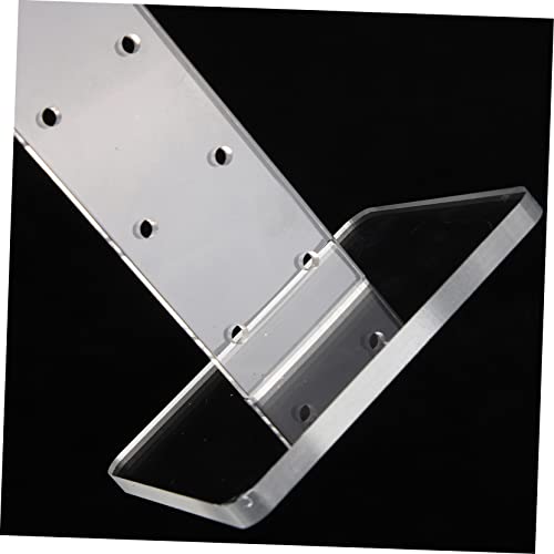 Support vertical pour lampe horticole acrylique transparent premium et stable