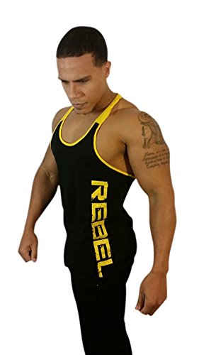 Bodybuilding Athletic Stringer Y Back Tank Top Gym Vest Racerback Vertical