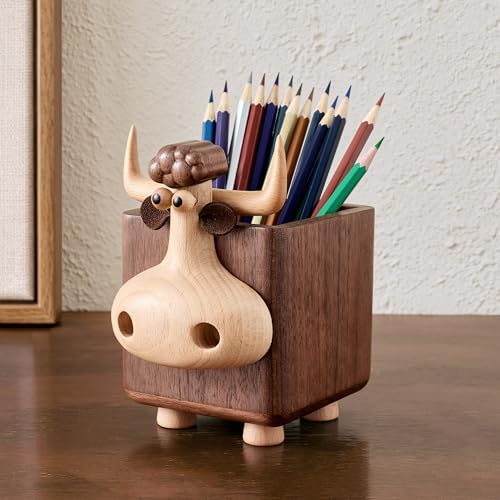 Cute Animal Wooden Desk Organizer