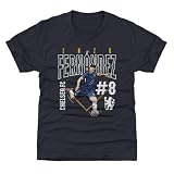 500 LEVEL Enzo Fernandez Chelsea FC Outline Number Youth Shirt (Tri Navy, 8Y Medium)