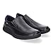 shoes&blues.es 86897 Zapato Casual de Hombre con Plantilla Acolchada, Diseno Elegante, Suela Antideslizante y Elasticos Laterales para Mayor Comodidad. Negro Talla 42