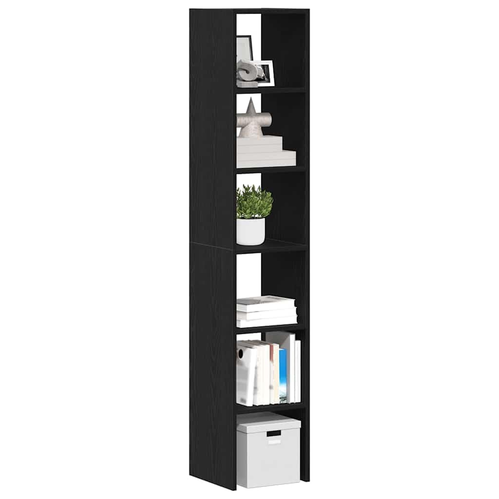 vidaXL Librerie 2 pz Impilabili Rovere Fumo 30x30x80 cm in Truciolato