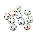 Produktbild Schramm® 10 Stück Flummis Fußball Design ca. 27mm Flummi Springball Hüpfball Mitgebsel Tombola Kindergeburtstag