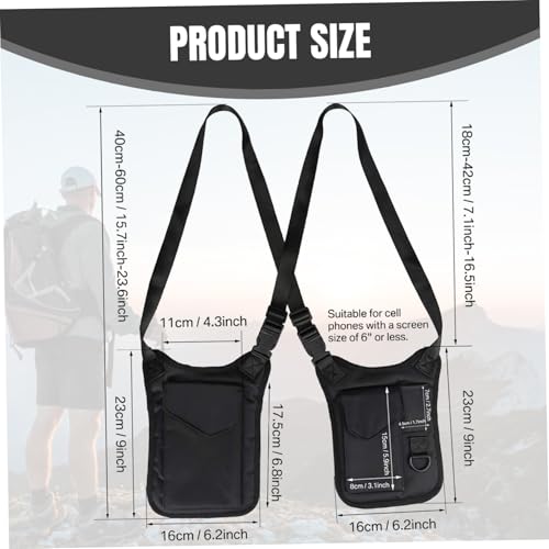 Bolso con bolsillo oculto de seguridad para proteger pertenencias 2