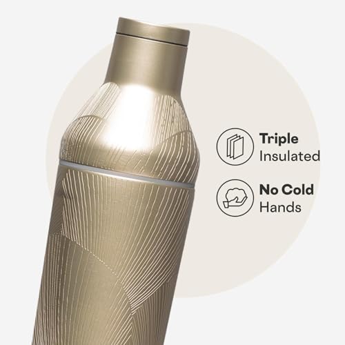 image for Corkcicle Cocktail Shaker - Triple-Insulated Stainless Steel - Leak-Pr