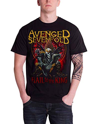 Avenged Sevenfold Men's New Day Rises Short Sleeve T-Shirt, Black, Small