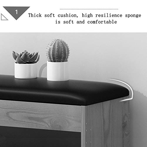 Banc de rangement pour chaussures d'entrée et petit espace