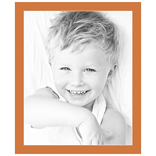 21x26 Tangerine / Octoberfest Custom Mat for Picture Frame with 17x22 opening size (Mat Only, Frame NOT Included)