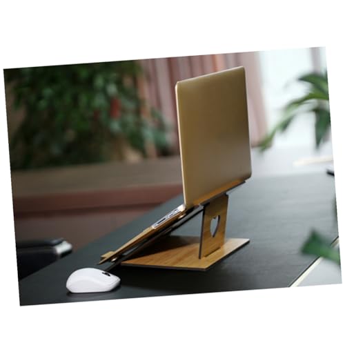 Base portátil de madera ajustable para laptop miniatura 3