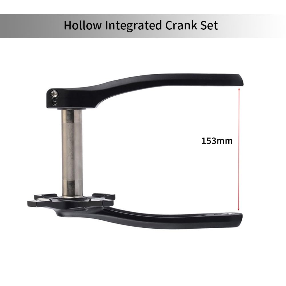 Platos y bielas para Bicicleta de montaña, 170 mm, 175 mm, 104 BCD, 32T/34T/36T/38T/40T/42T, Plato Ovalado, Dientes Estrechos y Anchos, Juego de bielas Huecas integradas, compatib