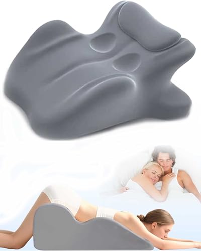 IsCloudPillow Sweet Spot Pillow, 27 Degree Memory Foam Lounger (Gray)