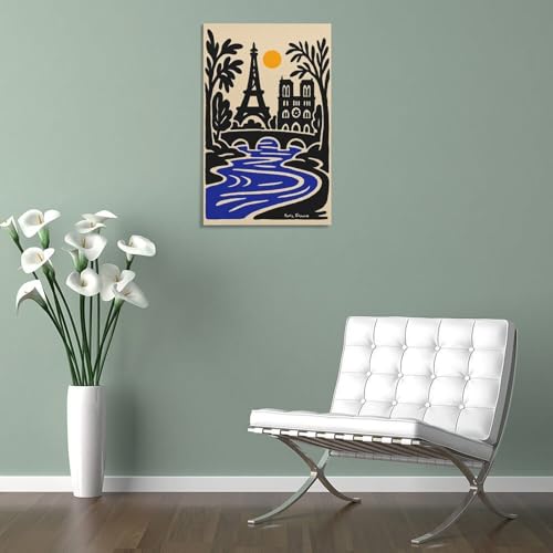 Toile Pour La Décoration Murale Paris Tableau Tour Eiffel Grand Format Maison Bureau