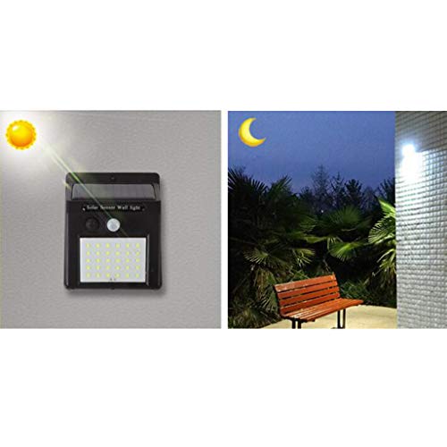 Baoblaze Solar Light Outdoor 20LED Wireless Waterproof Segurança Solar Motion Sensor Light