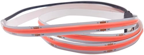 Miniatura 2 de Tira de luces LED COB de 3.28 pies, 3.3 ft, 320 LED, alimentada por USB, tira de luz de alta densidad para retroiluminación de TV, dormitorio,