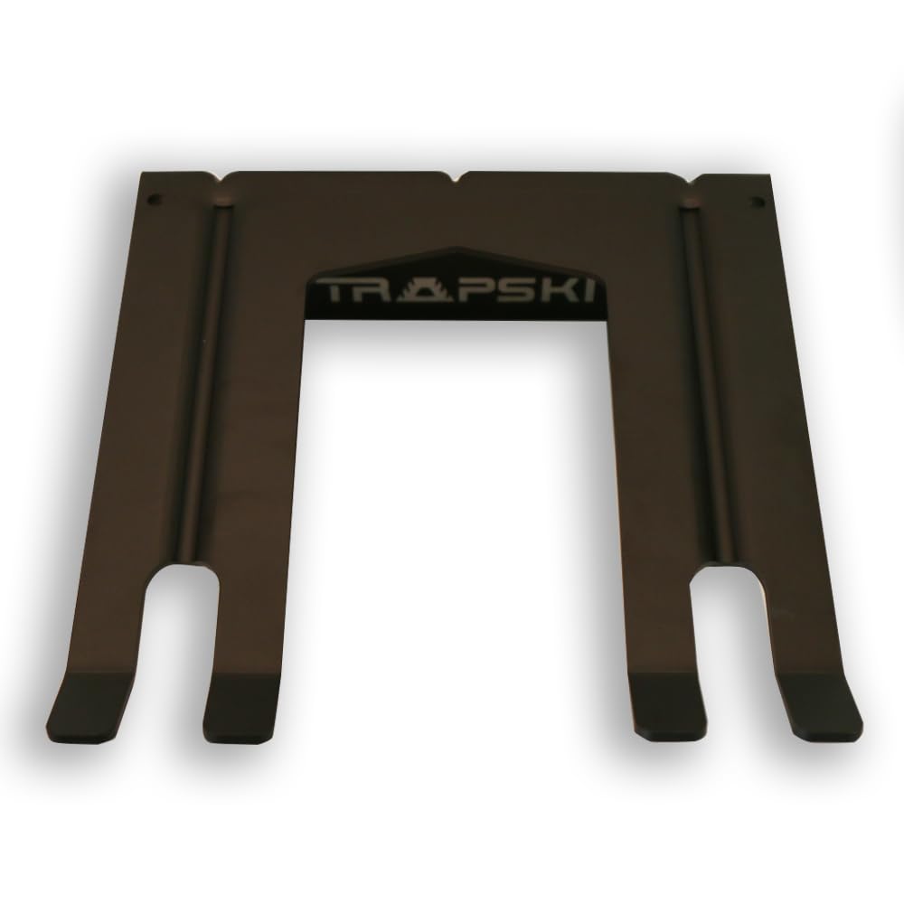 TRAPAWAY - Estante de pared | Capacidad para 1 par de esquís o snowboard por Bindings | Organizador de garaje para herramientas de patio, equipo y equipo | Aluminio | Sin partes móviles que romper o