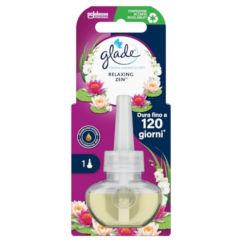 Glade Liquido Elettrico Profumatore Per Ambienti, Fragranza Relaxing Zen, Confezione Da 1 Ricarica Da 20Ml